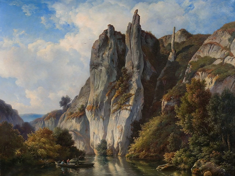 1785-Jan Baptiste de Jonghe - Vista nelle Ardenne